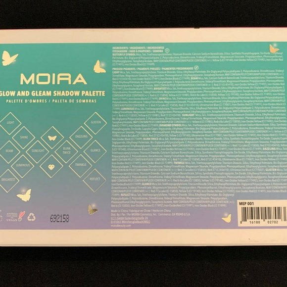 Moira Cosmetics Glow & Gleam Eyeshadow Palette - Picture 3 of 4
